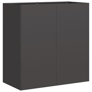 vidaXL Sadilica crna 80x40x80 cm od hladno valjanog čelika