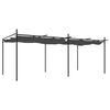 vidaXL Pergola s pomičnim krovom antracit 589x292x230 cm