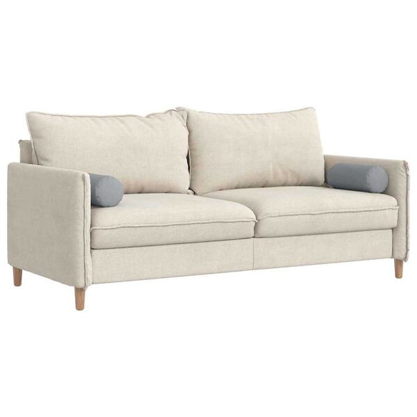 vidaXL Valjkasti jastučići 2 pcs Svijetlo siva Ø 15 x 40 cm tkanina