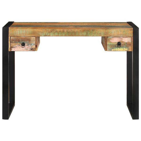 vidaXL Radni stol od masivnog obnovljenog drva