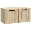 vidaXL TV ormar za zid Zidne Hrast sonoma 59,5 x 31 x 30 cm