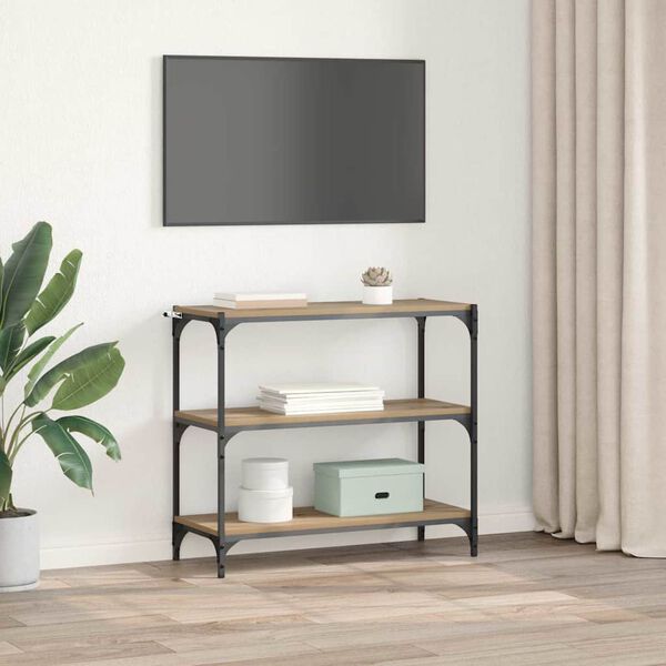 vidaXL Ormarić za knjige Umjetnički hrast 80 x 33 x 70,5 cm