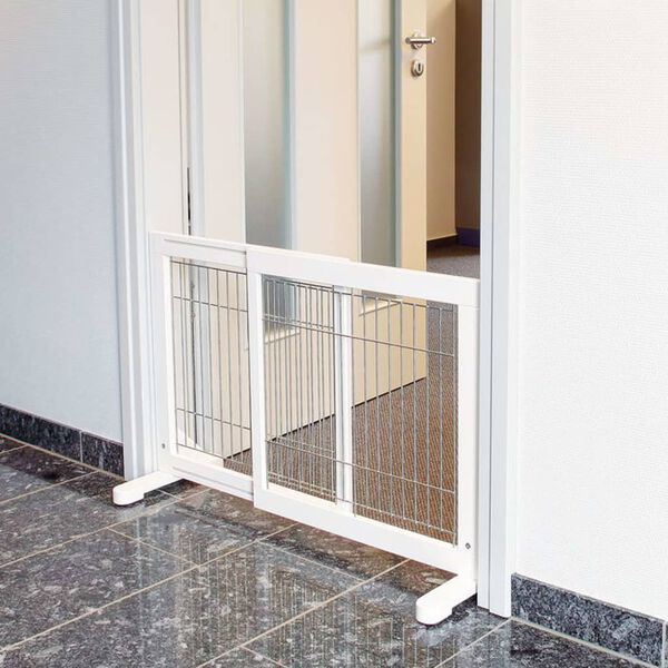 TRIXIE pregrada za pse drvena 65 - 108 x 61 cm