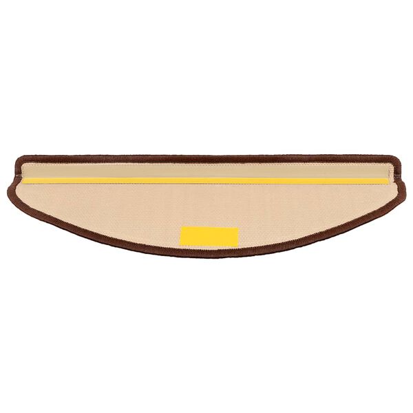 vidaXL Otirači za stepenice samoljepljivi 5 kom 65x21x4 cm smeđi