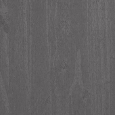 vidaXL Komoda HAMAR svjetlosiva 79 x 40 x 103,5 cm od masivne borovine