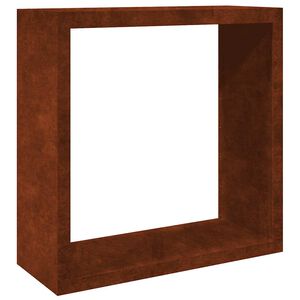 vidaXL Stalak za drva za ogrjev 100x40x100 cm Pohabani čelik