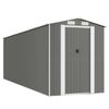vidaXL Vrtno spremi&scaron;te svjetlosivo 192x606x223 cm pocinčani čelik