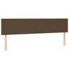 vidaXL Krevet box spring s madracem tamnosmeđi 120 x 190 cm od tkanine