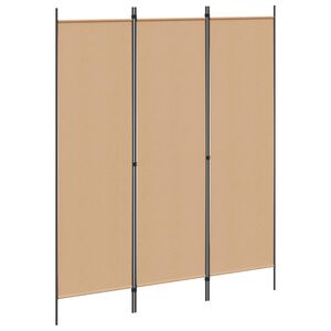vidaXL Sobna pregrada s 3 panela bijela 150 x 180 cm