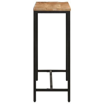 vidaXL Konzolni stol 110x30x75 cm grubo masivno drvo manga i željezo