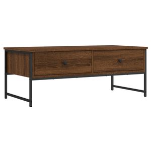 vidaXL Stolić za kavu boja hrasta 101x49x39,5 cm konstruirano drvo