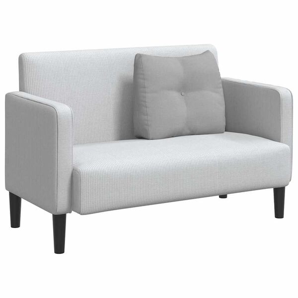 vidaXL Jastuk za leđa Oblačnosiva 60 x 24 x 50 cm tkanina