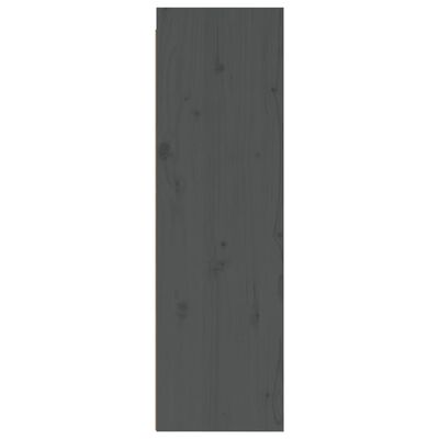 vidaXL Zidni ormarić sivi 30 x 30 x 100 cm od masivne borovine