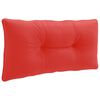 vidaXL Jastučić za leđa PUTTEN 100% poliester Crvena 70 x 40 x 10 cm