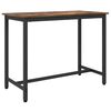 vidaXL stol Dimljeni hrast 100 x 50 x 76,5 cm