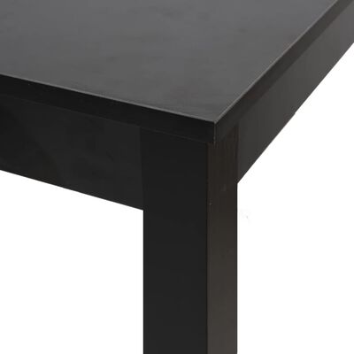 vidaXL Barski stol MDF crni 55 x 55 x 107 cm