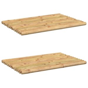 vidaXL Prostirke za kadu 2 kom 50 x 35 cm od bambusa