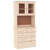 vidaXL Visoka komoda ALTA 77 x 35 x 165 cm od masivne borovine