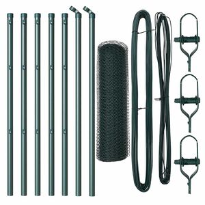 vidaXL Stup za ogradu Zelena