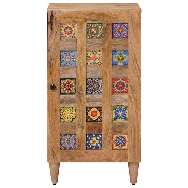 vidaXL Kreveta s pohranom Prirodna 40 x 33,5 x 75 cm Čvrsto drvo manga