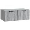 vidaXL TV ormar za zid Siva sonoma 78,5 x 41 x 30 cm Konstruirano drvo