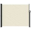 vidaXL Bočna tenda na uvlačenje krem 160 x 500 cm