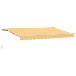 vidaXL Povlačivi tende Pijesak 5 x 3 m Poliester i aluminij