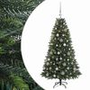 vidaXL Umjetno božićno drvce s kuglicama 120 cm 150 LED lampica