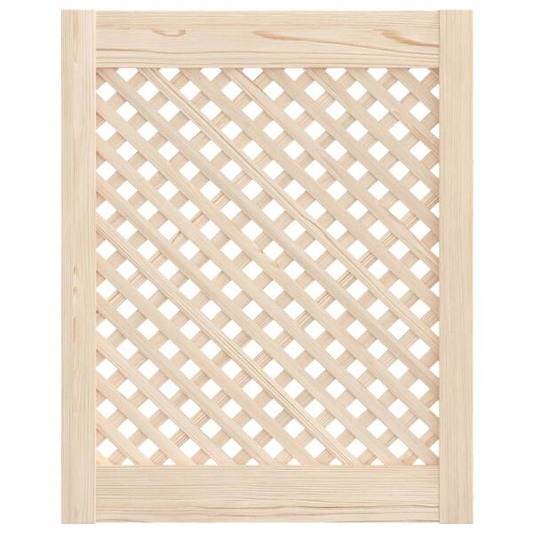 vidaXL Vrata za ormarić re&scaron;etkasti dizajn 2 kom 49,5x61,5 cm borovina