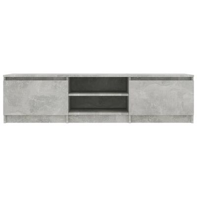 vidaXL TV ormarić od iverice siva boja betona 140 x 40 x 35,5 cm
