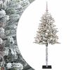 vidaXL Umjetno božićno drvce s kuglicama 120 cm 150 LED lampica