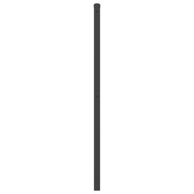 vidaXL Metalno uzglavlje crno 193 cm