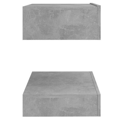vidaXL Noćni ormarić siva boja betona 60 x 35 cm od iverice