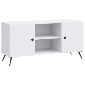 vidaXL TV ormar Bijela 102 x 34,5 x 50 cm Konstruirano drvo