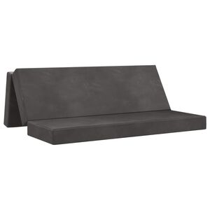 vidaXL Sofa na razvlačenje 200 x 67 x 45 cm Tamnosiva