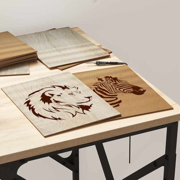 vidaXL Dekor Paneli 150 pcs Sonoma hrast 15 x 21 x 0.27 cm