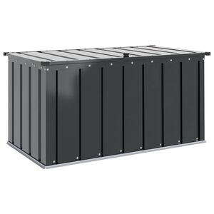 vidaXL Kutija za spremanje u vrtu Crna 101 x 56,5 x 50 cm Čelik