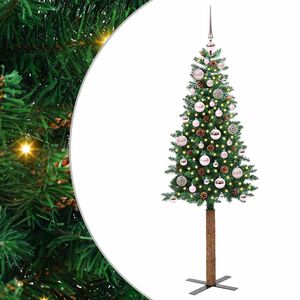 vidaXL Mr&scaron;avo božićno drvce Zelena 150 cm PVC i čvrsto drvo bora