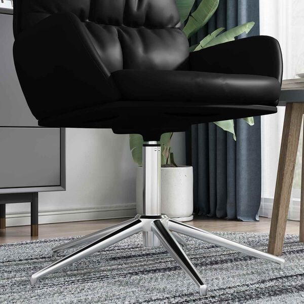 vidaXL Plinski cilindar za uredsku stolicu Krom 14 cm Željezo