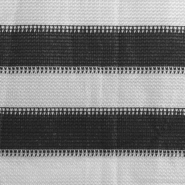 vidaXL Balkonski zastor HDPE 75 x 500 cm antracit i bijeli