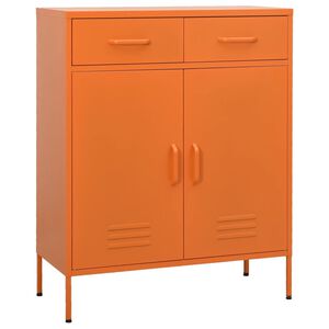 vidaXL Ormarić za pohranu narančasti 80 x 35 x 101,5 cm čelični