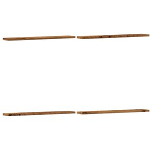 vidaXL Zidne police 4 kom boja drva 60 x 20 x 1,5 cm konstruirano drvo