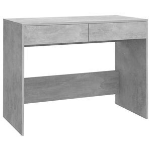vidaXL Radni stol boja betona 101 x 50 x 76,5 cm od konstruiranog drva
