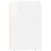 vidaXL Noćni ormarić Visoki sjaj bijela 40 x 35 x 50 cm