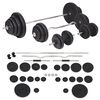 vidaXL Set &scaron;ipki i utega 120 kg