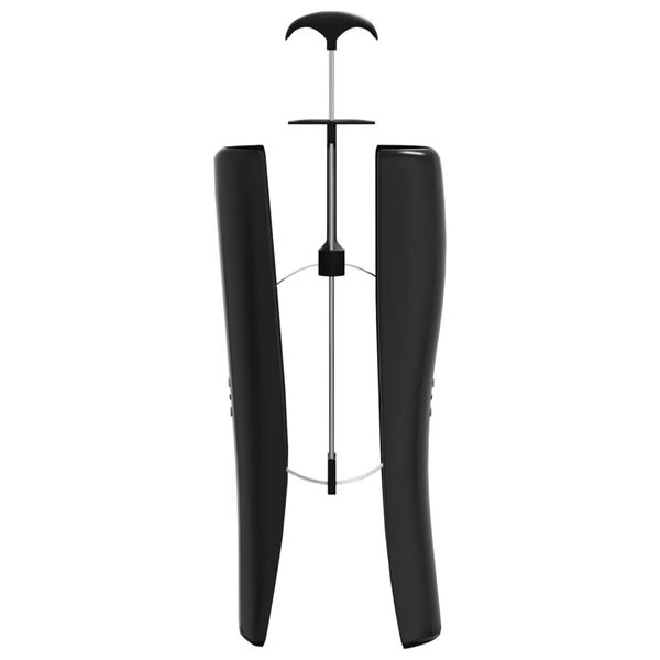 vidaXL Napinjači za jahaće čizme 1 par crni PP i čelik