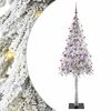 vidaXL Božićno drvce s 300 LED svjetlima Bijelo 180 cm PE i čelik
