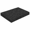 vidaXL Gumenasti granulatni vanjski pod Crna 6 x 9 x 1 cm Guma
