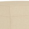 vidaXL 3-dijelni set sofa krem od mikrovlakana