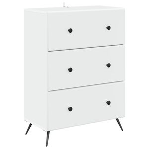 vidaXL Ormar s ladicama Bijela 66 x 34,5 x 90 cm Konstruirano drvo